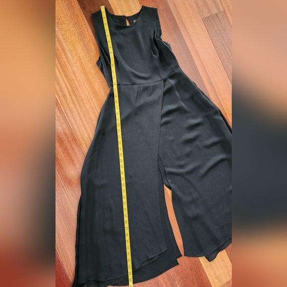 Banana Republic 100% Silk Sleeveless Layered Maxi Dress ~BLACK ~SIZE 2 - Picture 12 of 12